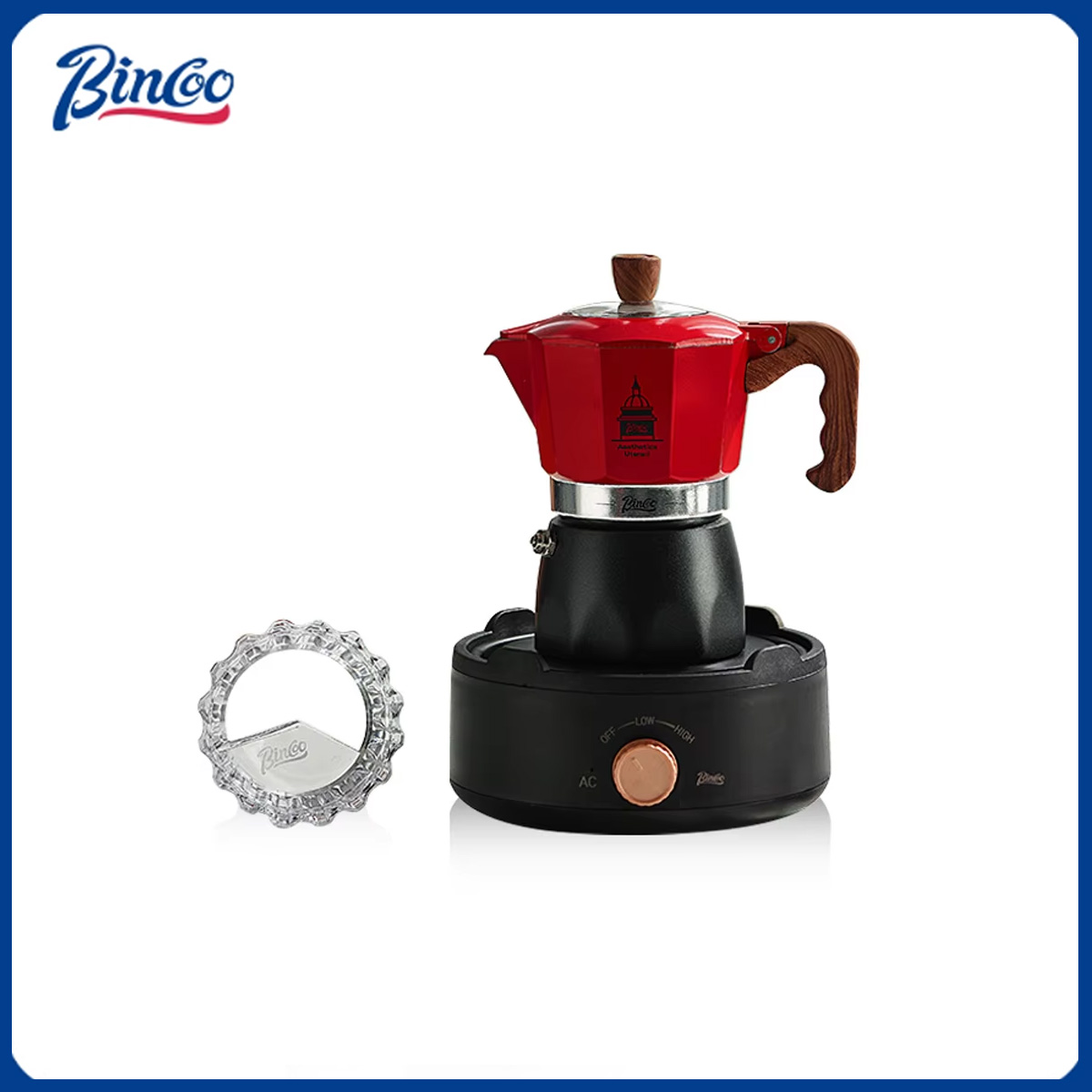 Moka Pot Stove - Bincoo Çift Valfli Kahve Moka Pot