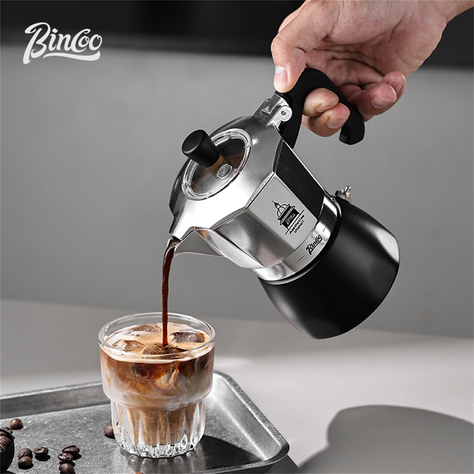 Moka Pot Stove - BINCOO Çift Valfli Moka Pot, Espresso