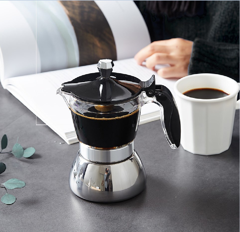 Moka Pot Stove - Moka İndüksiyonlu Ocaklar için Espresso Makinesi