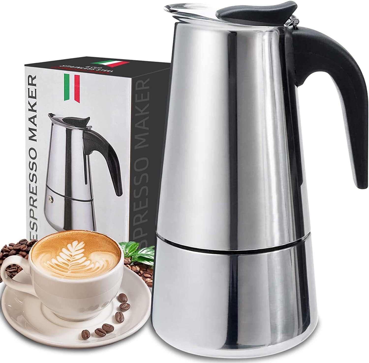 Moka Pot Stove - 4/6/9 bardak Pot Pot Caffe makinesi