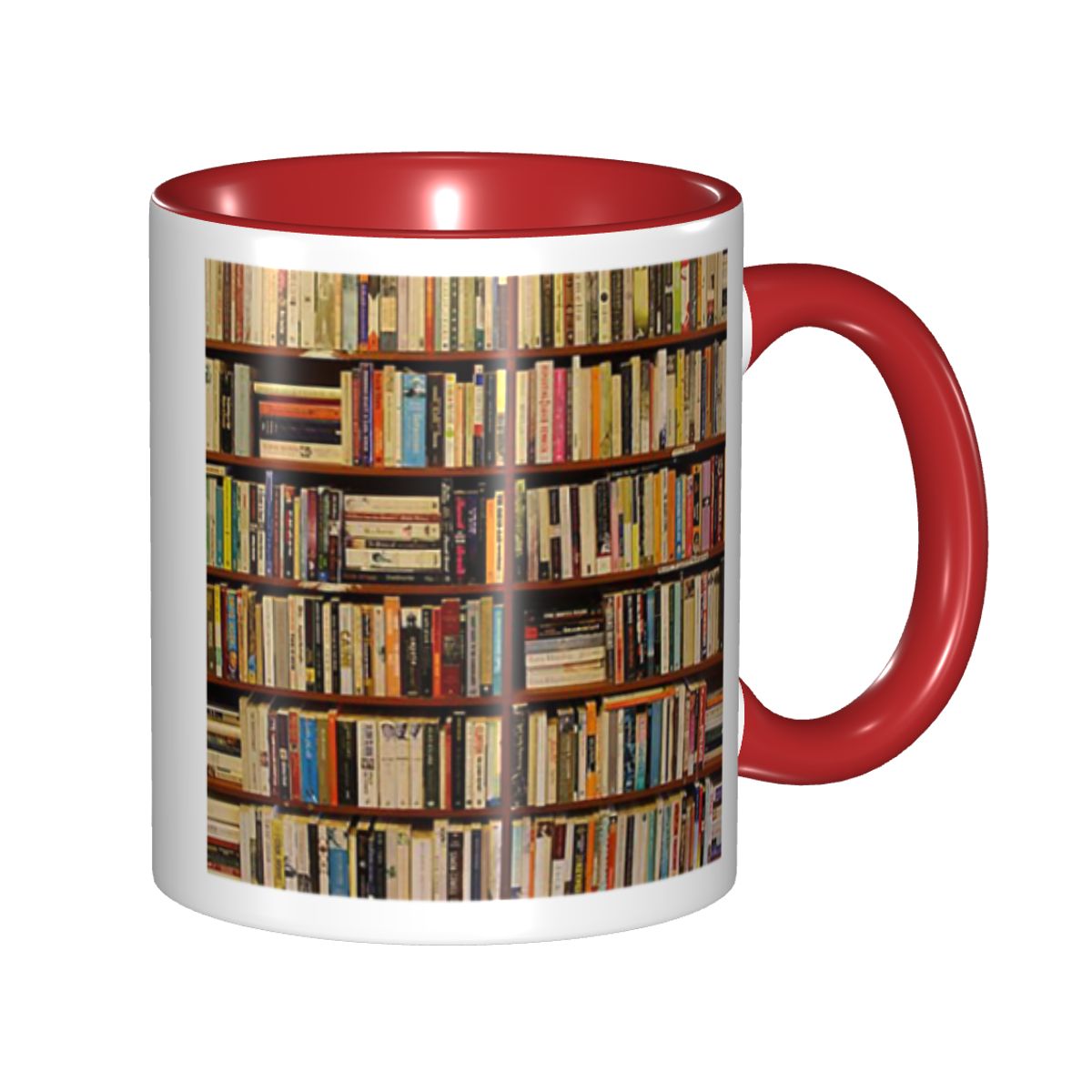 Coffee Tea Library - Eğitim Kütüphanesi Kitap Kupa Komik Seramik