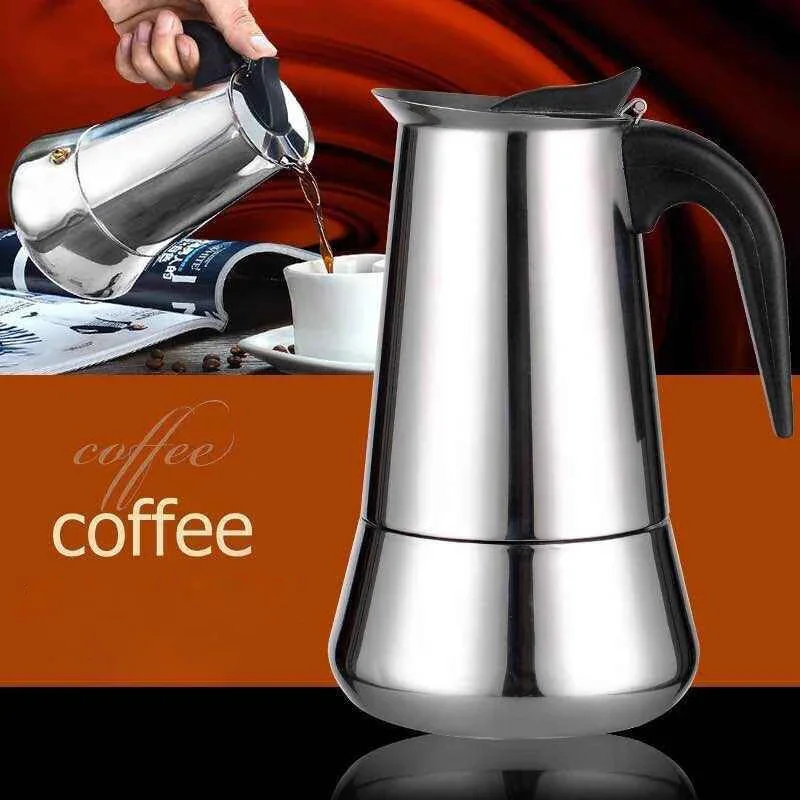 Moka Pot Stove - Mokka Espresso Latte Süzgeç Soba Koffiezetapparaat
