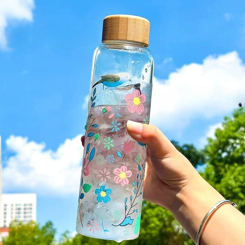 Cold Brew Bottle - Sıcaklık Değiştiren Cam Bardak Büyük Borosilikat
