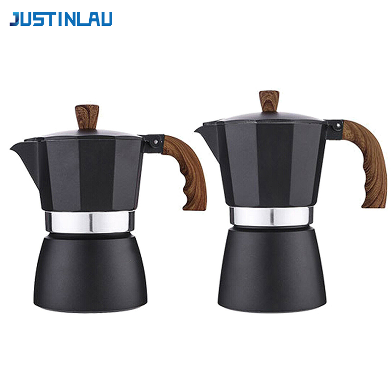 Moka Pot Stove - JUSTINLAU Kahve Moka Pot 150ml/300ml Vintage