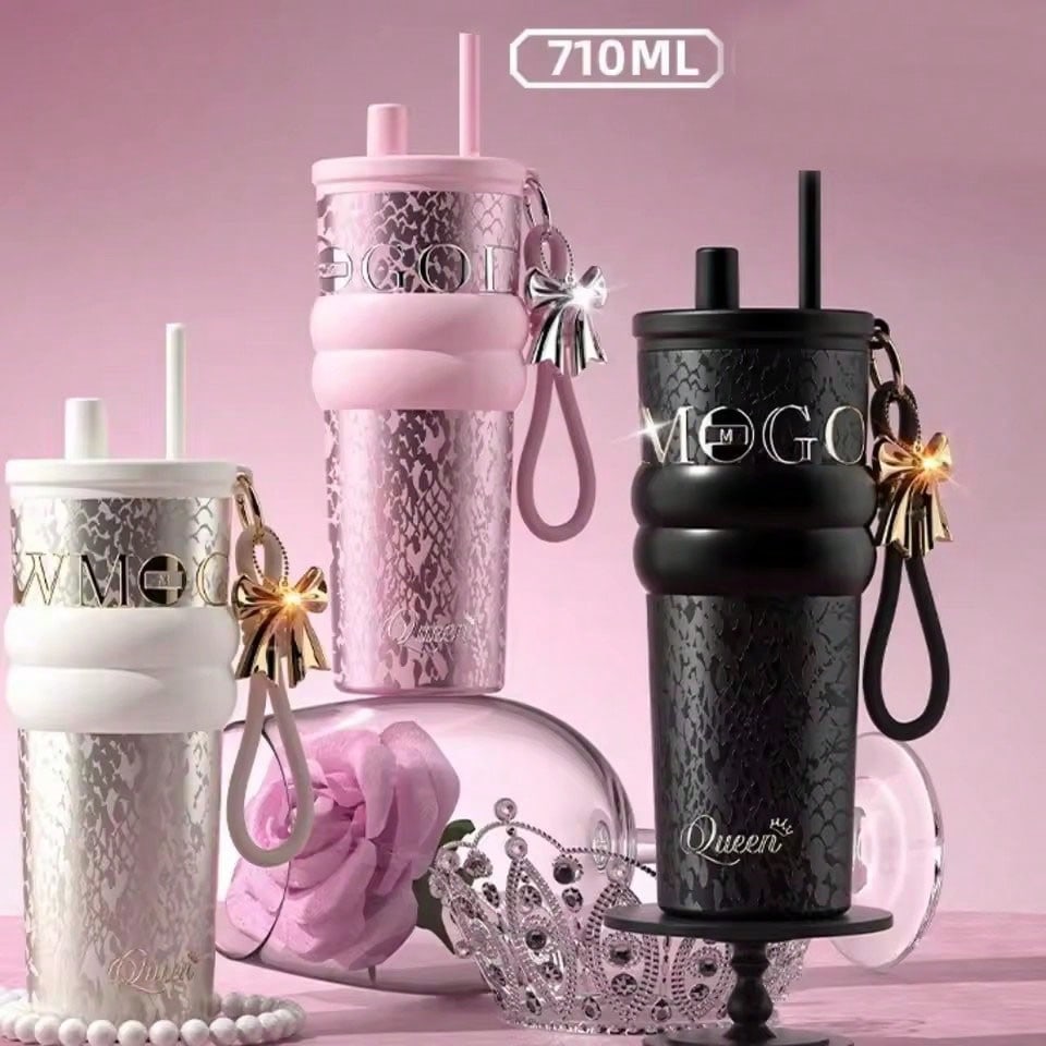 Cold Brew Bottle - 710ml Pipetli ve Sızdırmaz Kapaklı Seyahat
