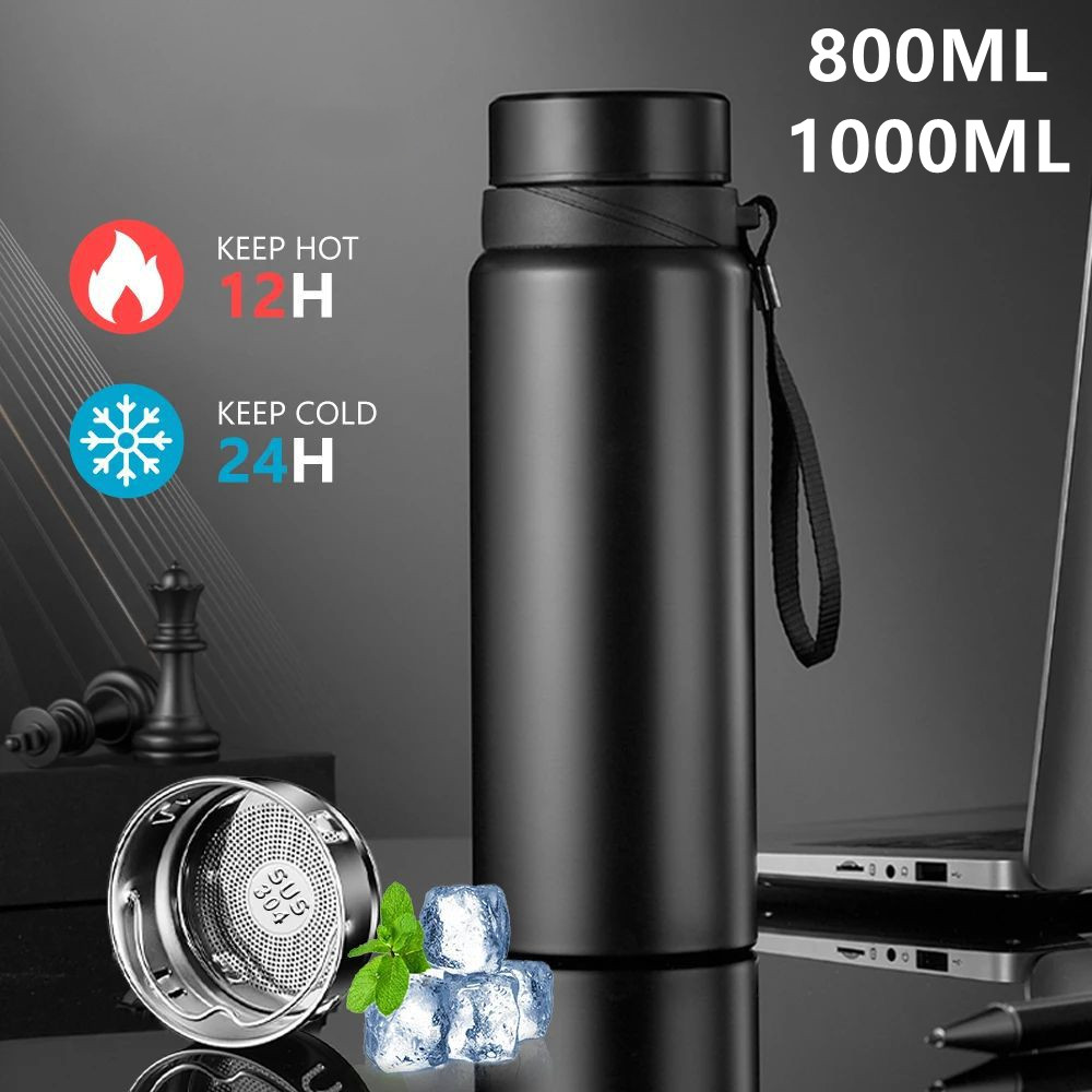 Cold Brew Bottle - 800 1000 ML Paslanmaz Çelik Termal