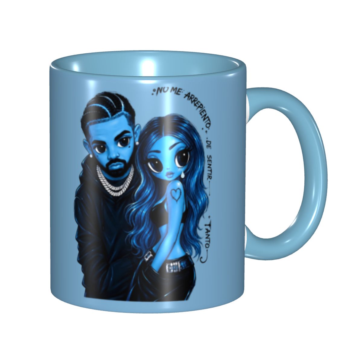 Coffee Tea Me - Karols G NMADST Kahve Kupası Kawaii