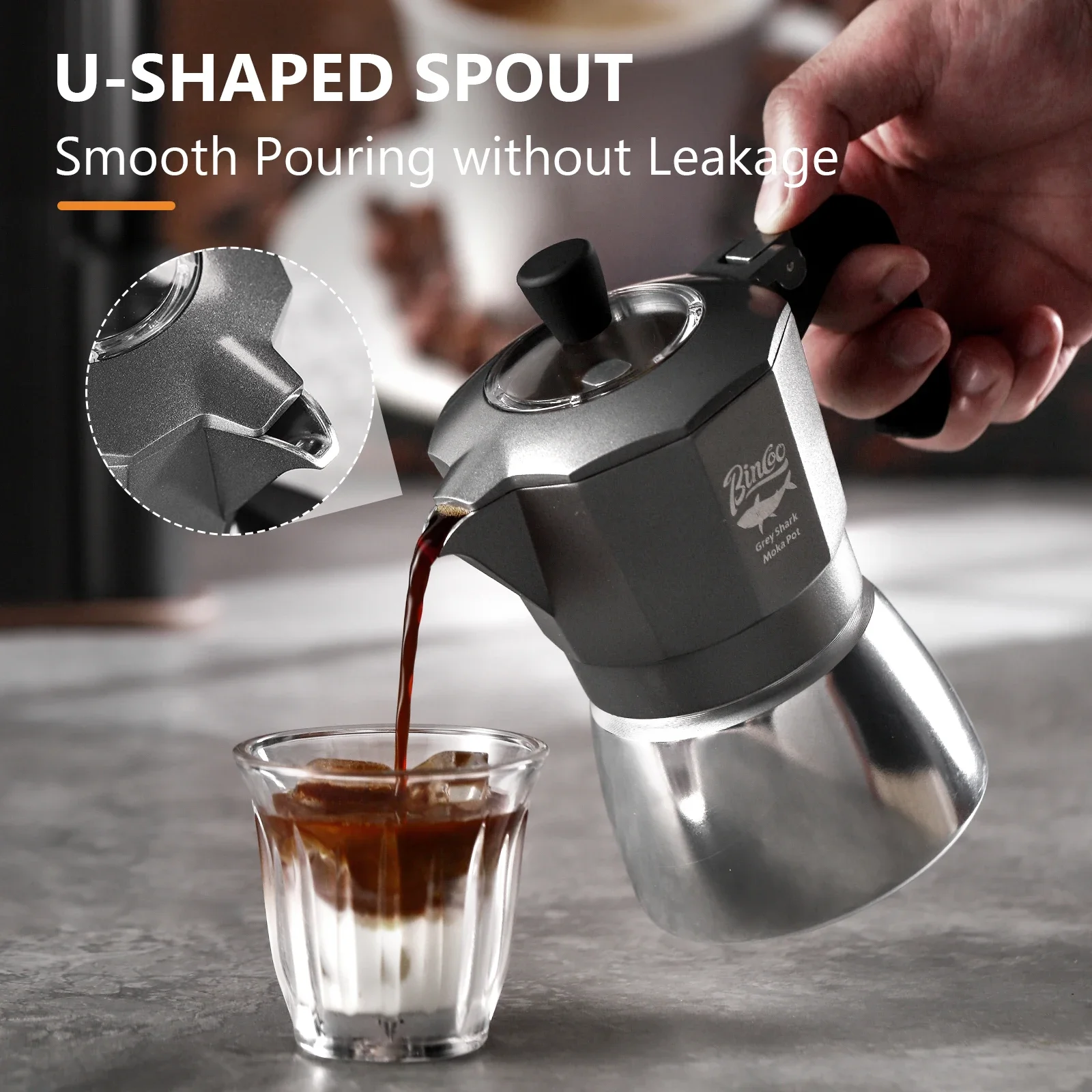 Bincoo 2 Bardak Çift Valfli Mo - Moka Pot Stove incelemesi ve fiyatı