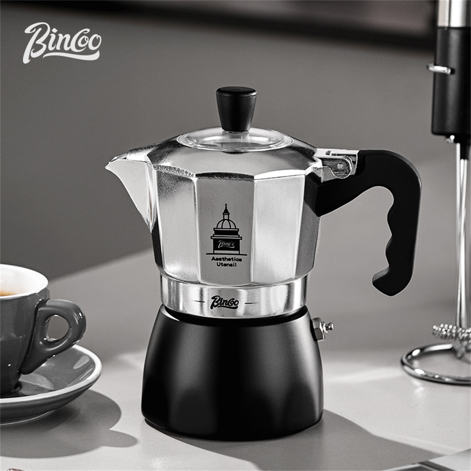 BINCOO Çift Valfli Moka Pot, E - Moka Pot Stove incelemesi ve fiyatı