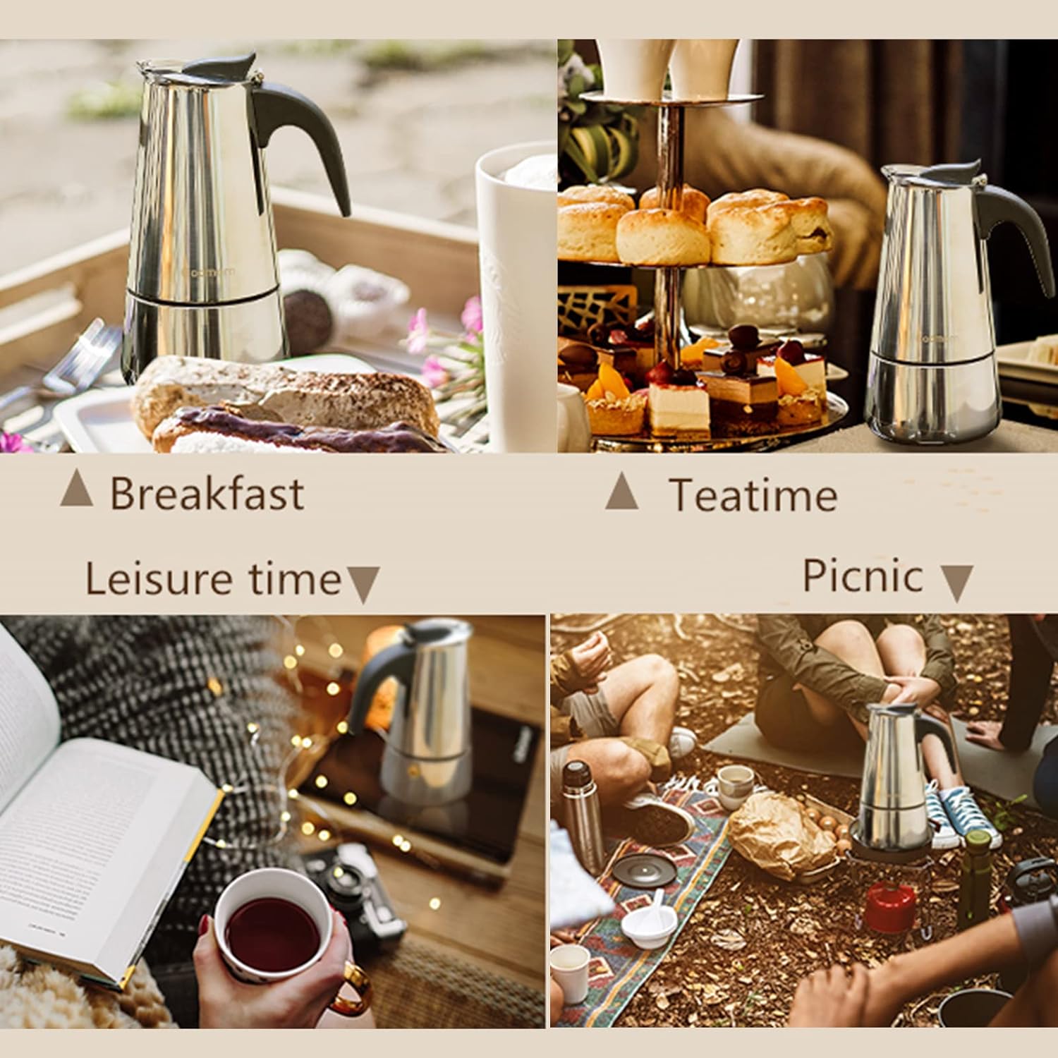 4/6/9 bardak Pot Pot Caffe mak - Moka Pot Stove incelemesi ve fiyatı