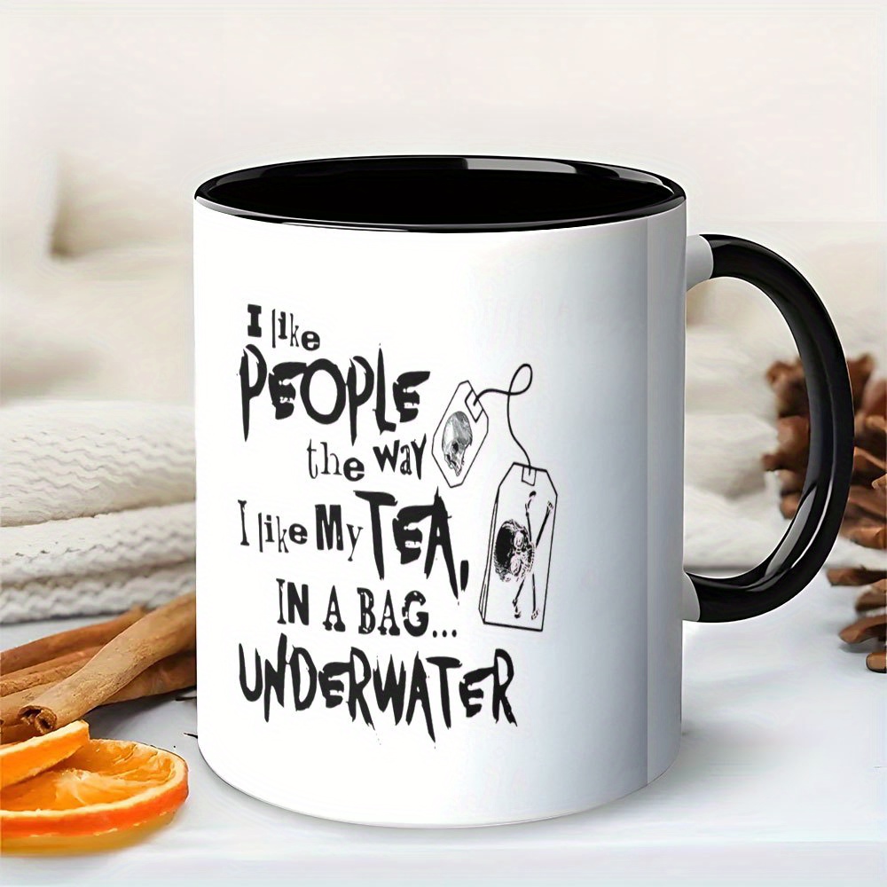 1 adet 11oz Seramik Kahve Kupa - Coffee Like Tea Bags incelemesi ve fiyatı
