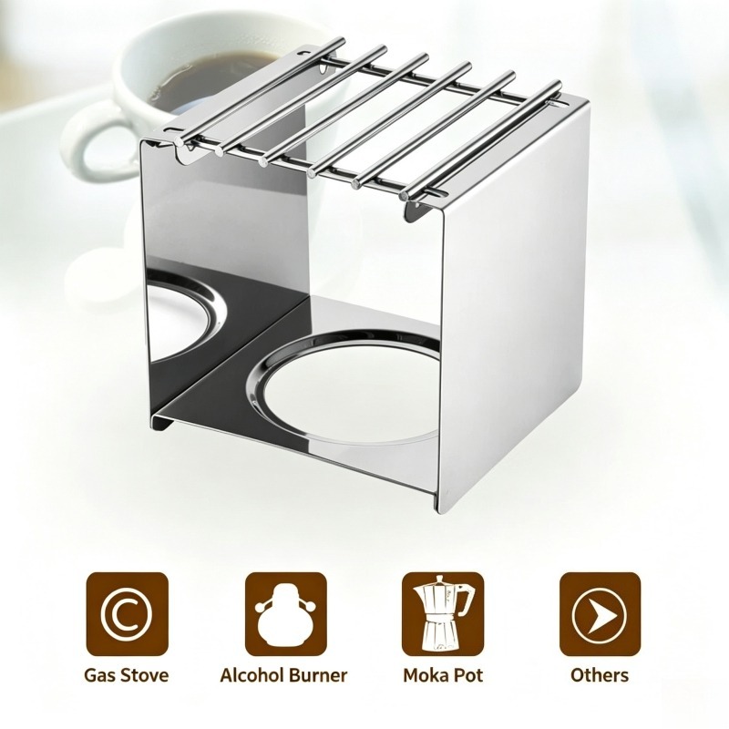 Paslanmaz Çelik Kare Kahve Oca - Moka Pot Stove incelemesi ve fiyatı