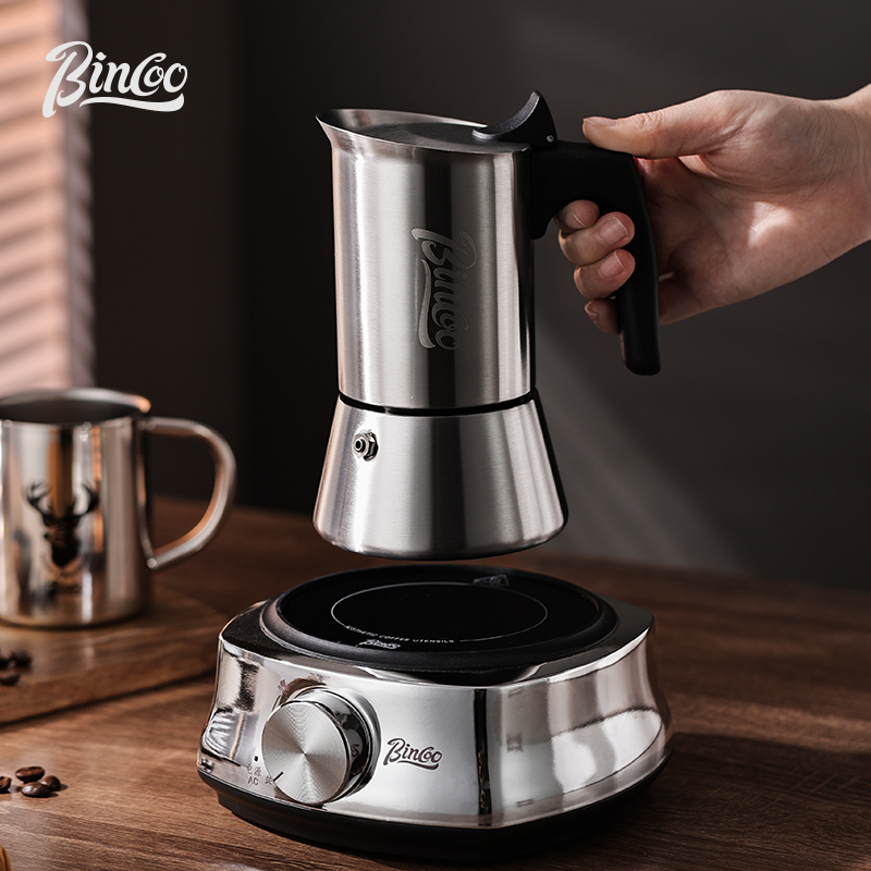 Bincoo Düz Paslanmaz Çelik Moc - Moka Pot Stove incelemesi ve fiyatı